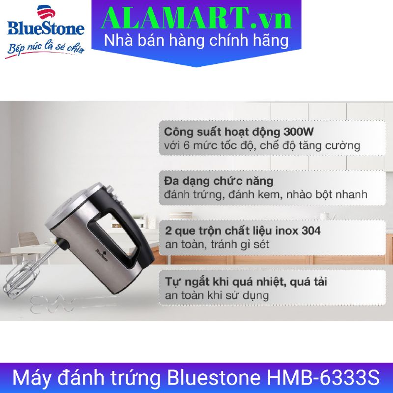 Máy đánh trứng Bluestone HMB-6333S