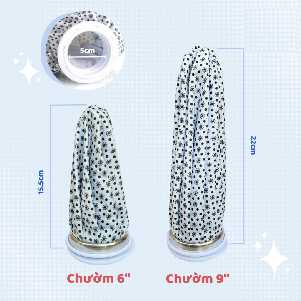 Túi chườm nóng lạnh vải (chườm đá, nước ấm)