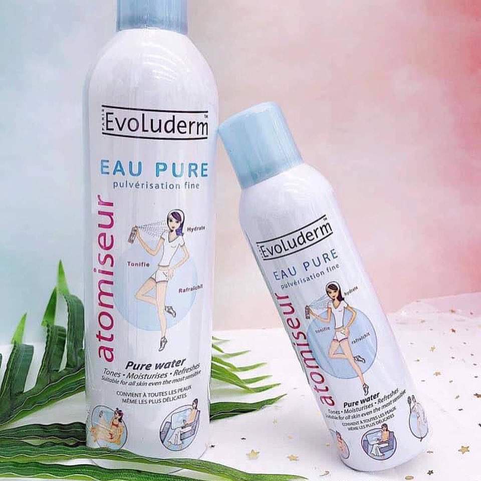 Xịt Khoáng Evoluderm Atomiseur Eau Pure 150ml