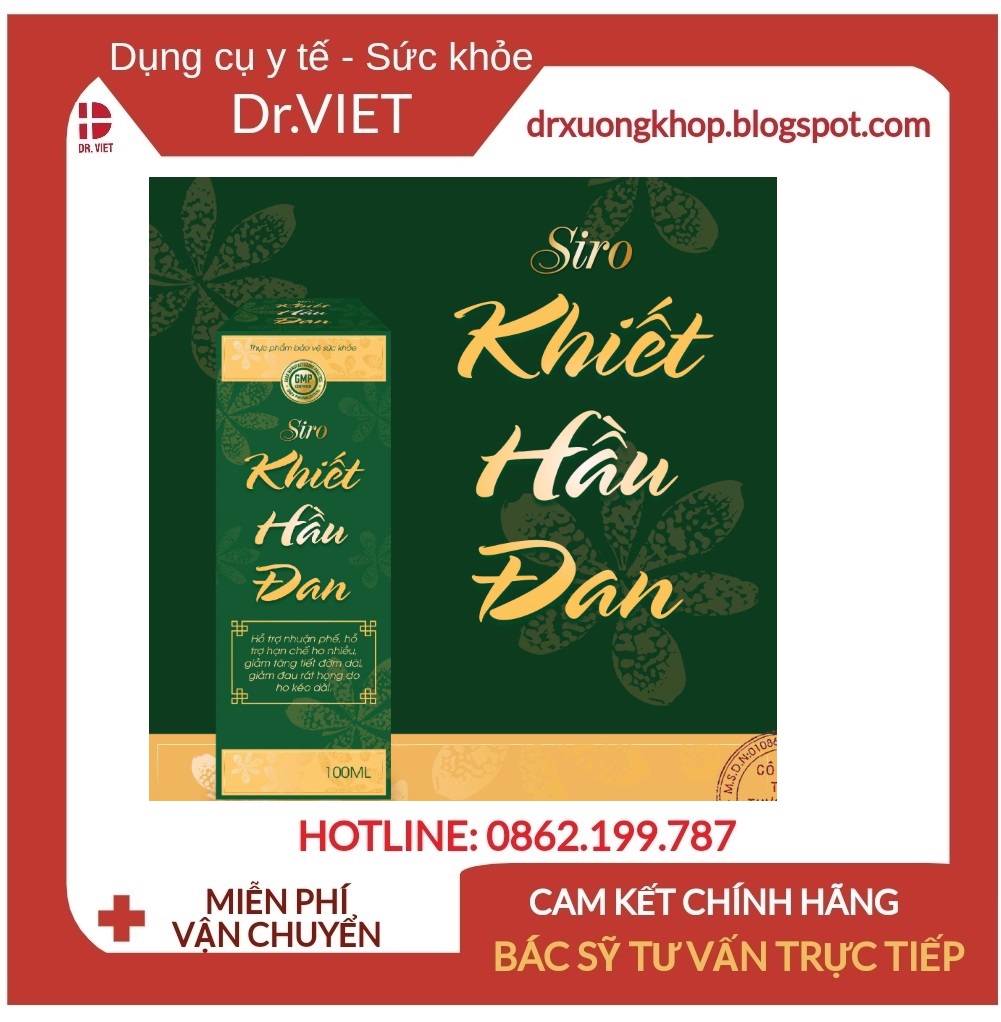 [HCM]Khiết hầu đan siro- Hỗ trợ điều trị viêm họng hạt viêm amidan ho đờm rát họng
