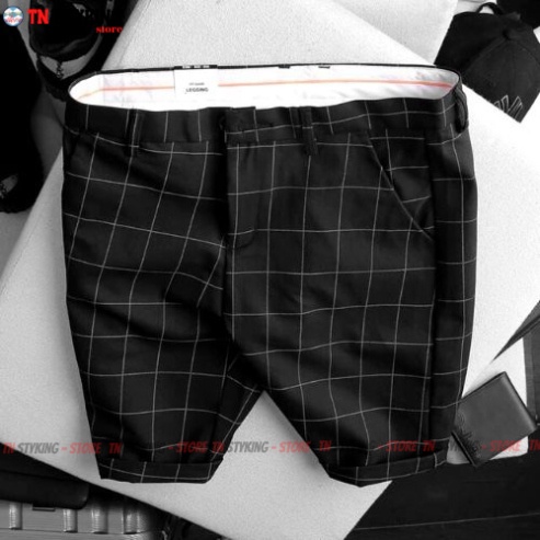 Quần Short Tây Âu KARO chất vải chéo bền đẹp, quần sọt nam form body kiểu dáng Hàn Quốc Đẹp - tn_styking
