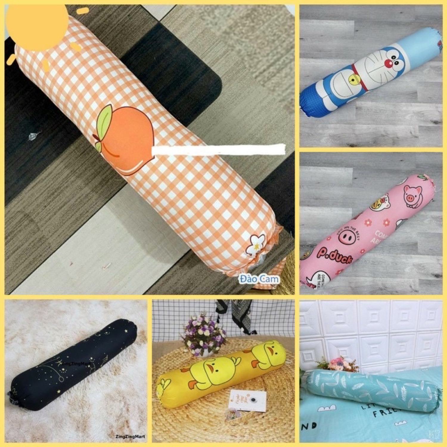 Vỏ gối ôm dễ thương