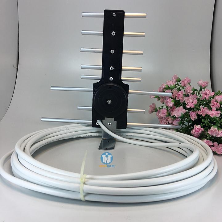 Anten thông minh thu sóng DVB T2 + 15m dây cáp