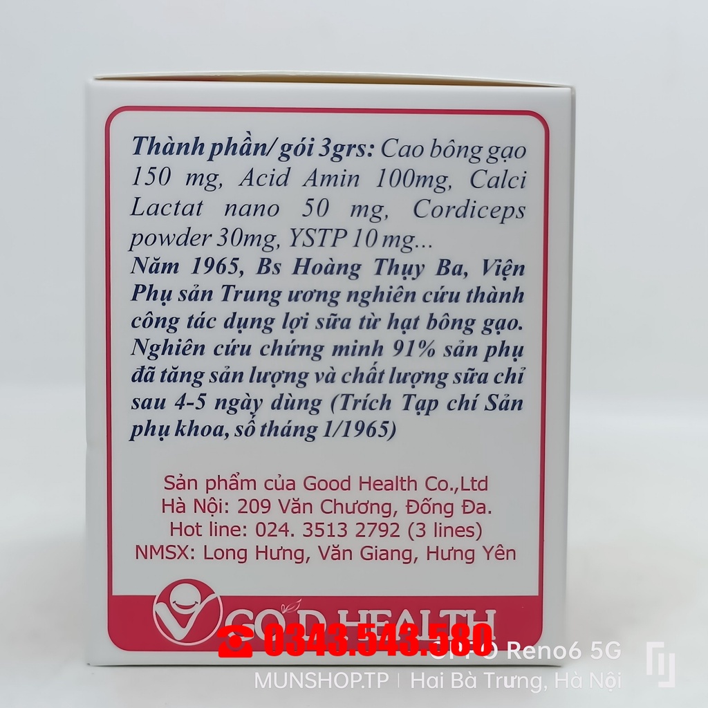 Cốm Lợi Sữa Mummilk Gold