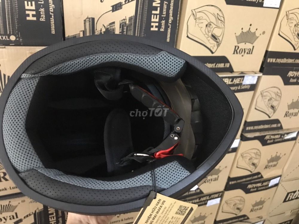 Mũ bảo hiểm fullface Asia M136 đen nhám
