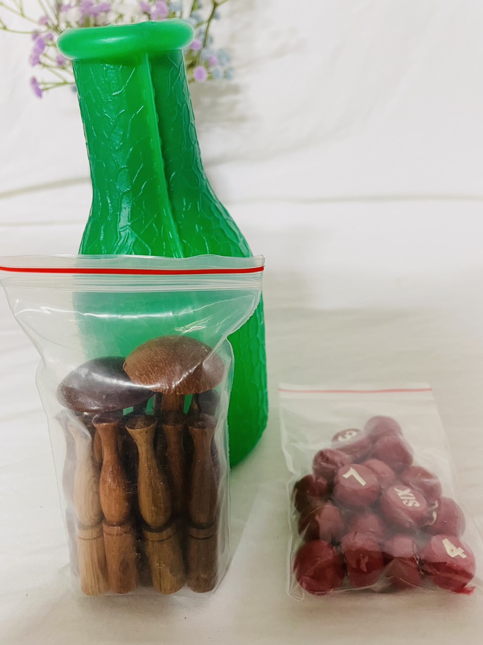 Bộ dù - số - bình lắc bida