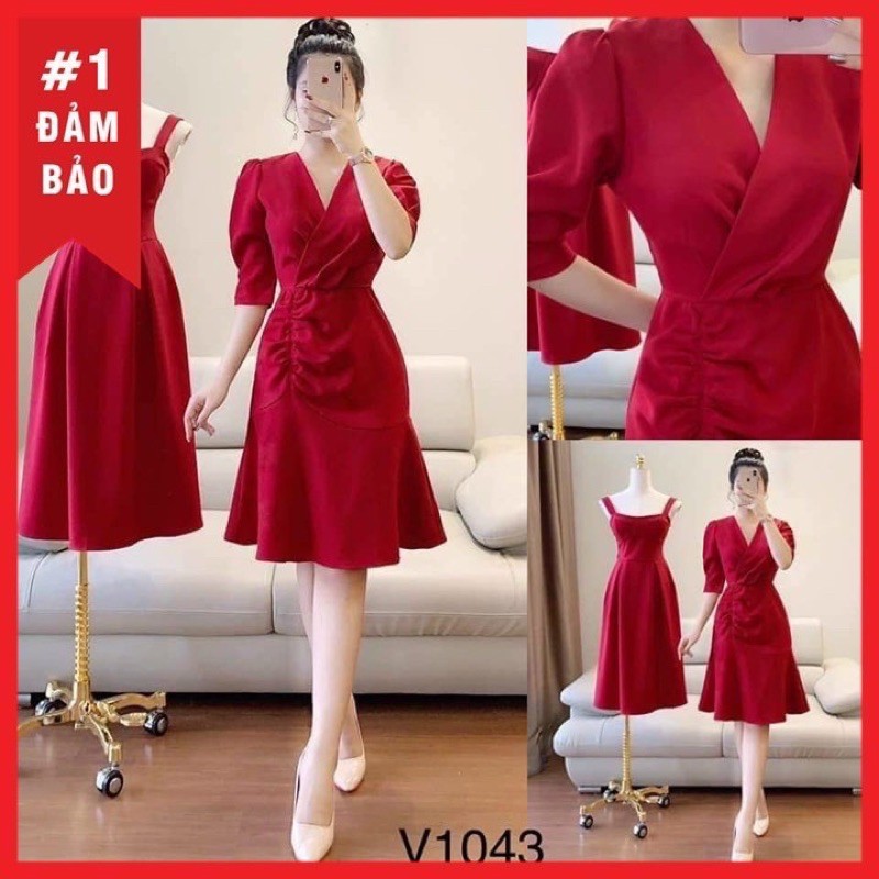[HCM]Đầm Nhấn Eo #Bigsize 60KG Đến 90KG