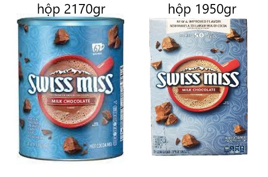 Bột socola cacao sữa S.w.i.s.s M.i.s.s Milk Chocolate Hot Cocoa Mix của Mỹ