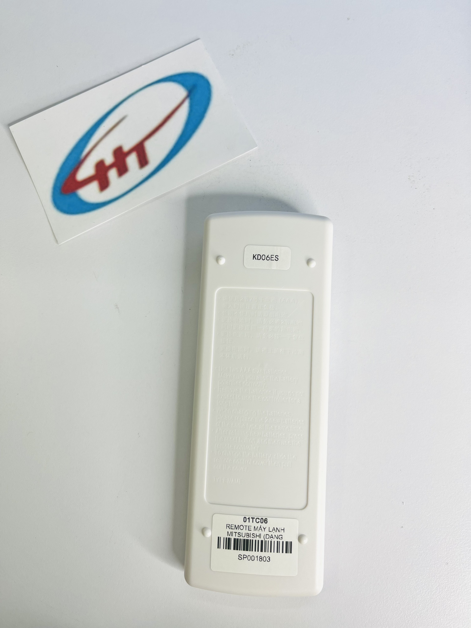 Remote Máy lạnh MITSUBISHI (dạng trượt) KD06ES - SP001803