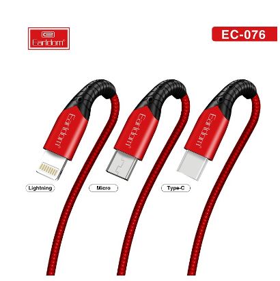Cáp Sạc Dù Earldom EC-076 (Sạc Nhanh 3A)