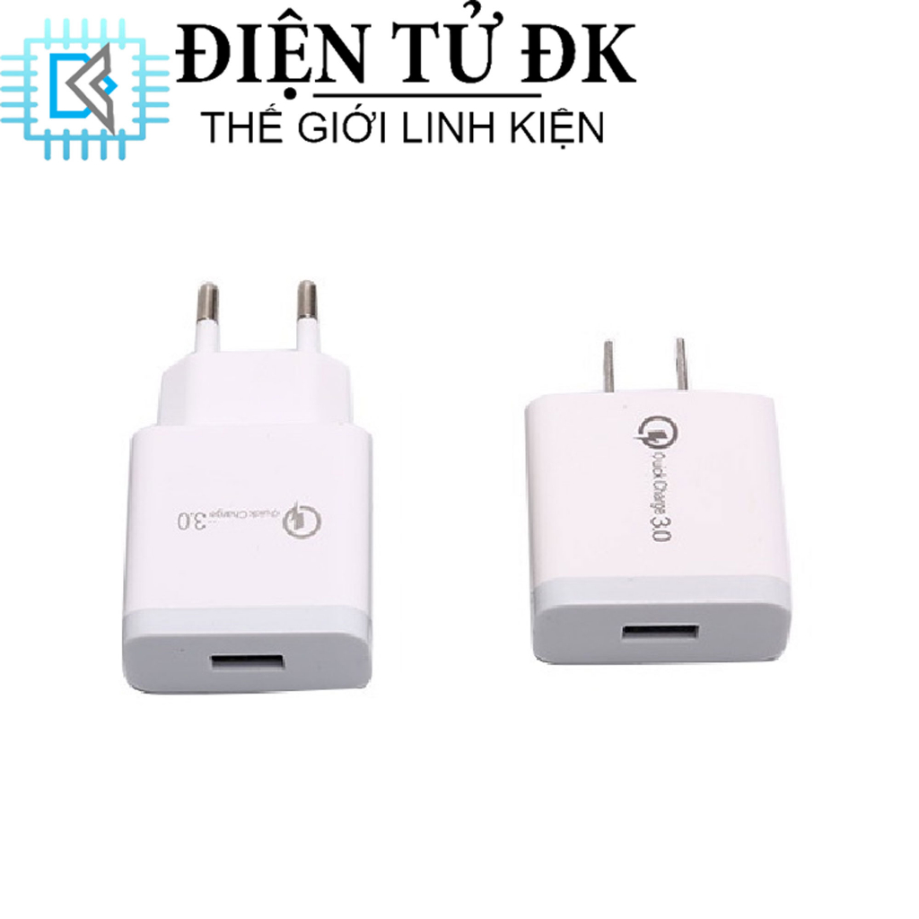 Cốc Sạc Củ Sạc Nhanh PD 18W USB 3.0