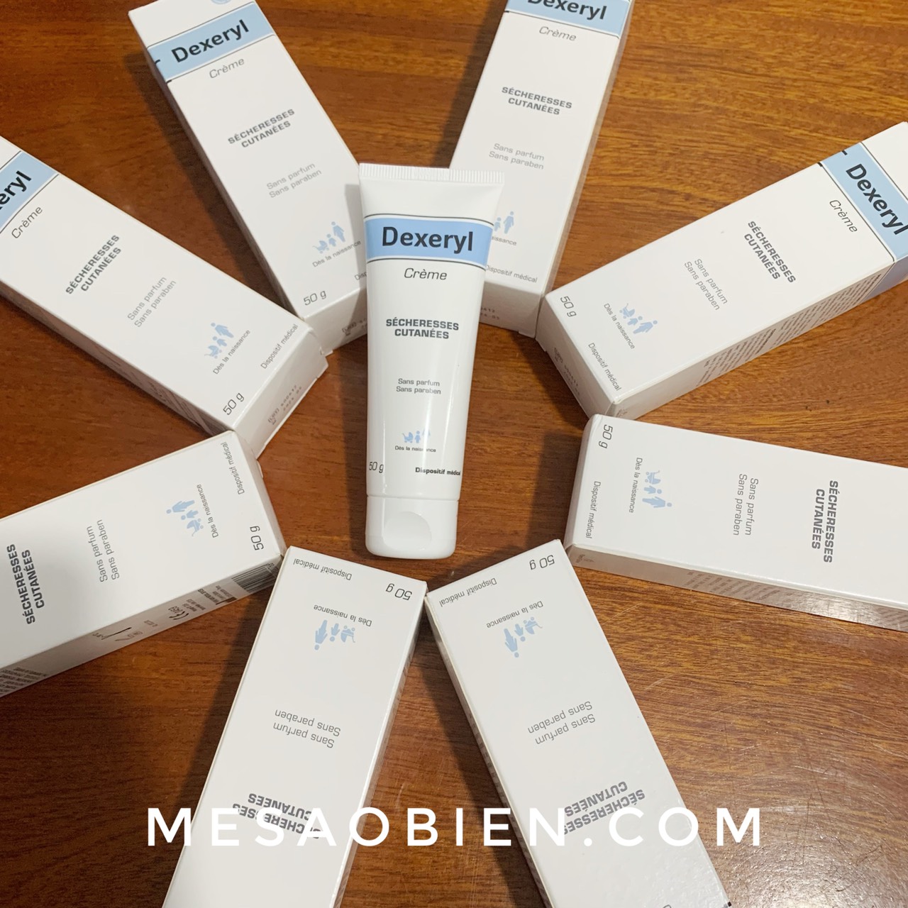 Kem dưỡng chống nẻ, chàm Dexeryl Pháp (50g)