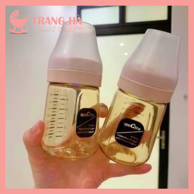 💘 𝑪𝑯𝑰́𝑵𝑯 𝑯𝑨̃𝑵𝑮💘 - Bình Spectra PPSU Hàn Quốc 160ml/260ml FULL Size Núm (0~3m/ 3~5m/ 5~7m/ >7m)