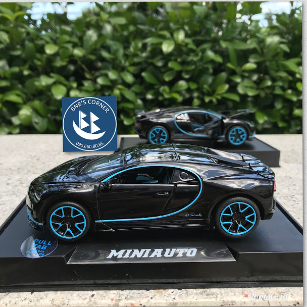 |BNB's Corner| Xe mô hình Bugatti Chiron tỷ lệ 1:32 màu đỏ