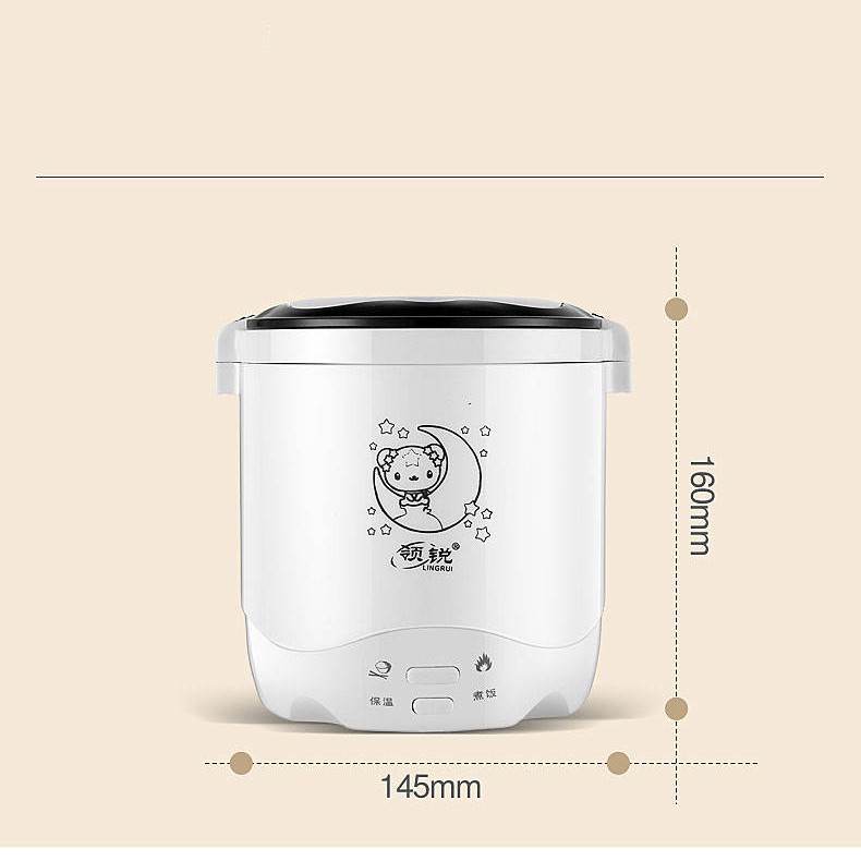 Nồi cơm, cặp lồng điện mini 2 trong 1 thế hệ mới