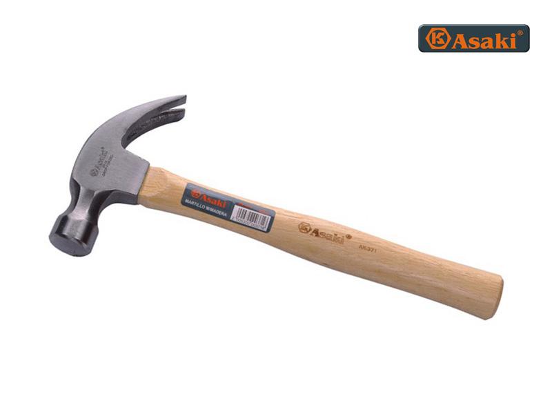 Búa nhổ đinh cán gỗ asaki ak-370 c2-16