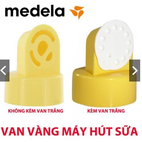 Van vàng máy hút sữa