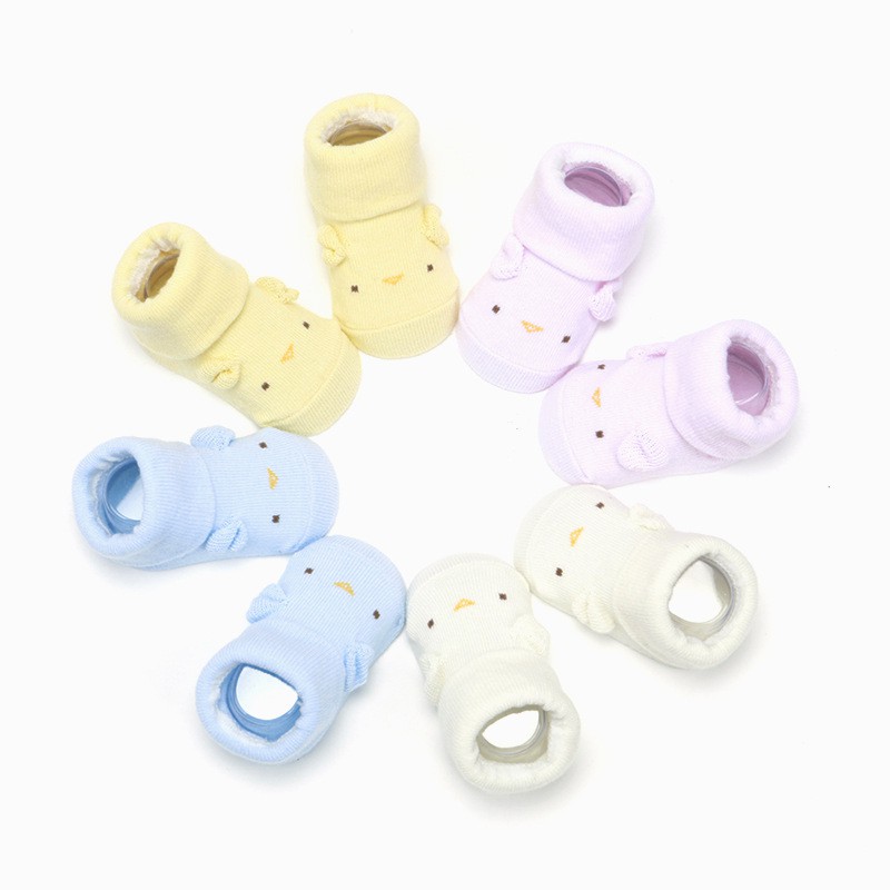 Tất thú siêu sinh cho bé 0-6m nhiều mẫu ( Có chống trơn )