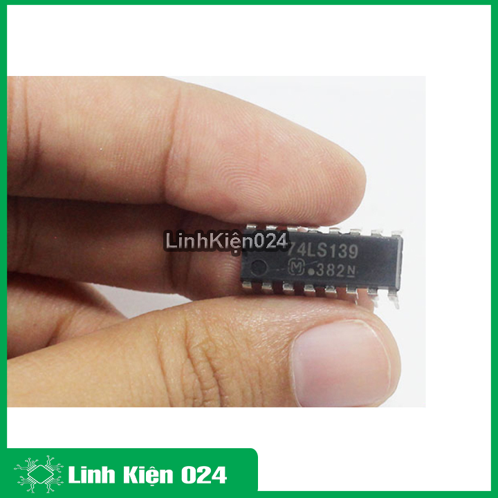 Sản Phẩm 74LS139 2 to 4 Decoder/Demultiplexer DIP16 Tiện Dụng