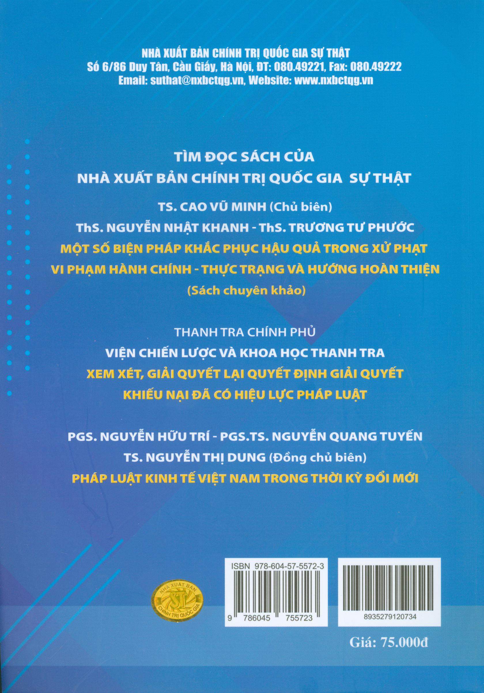 Cưỡng Chế Hành Chính Lý Luận Và Thực Tiễn