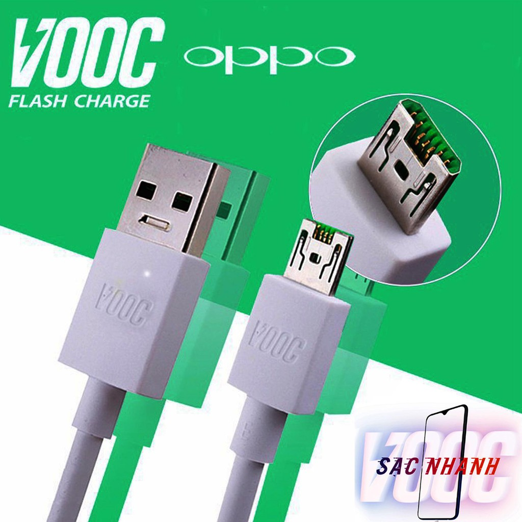 Dây sạc nhanh vooc oppo 4.0 - ak779 cáp sạc dùng cho các dòng điện thoại của oppo, sạc nhanh oppo vooc