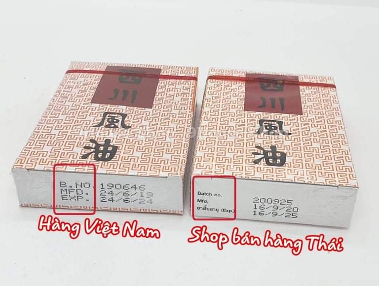 01 Dầu Trắng SEE CHUAN OIL Thái Lan 3ml (size nhỏ)