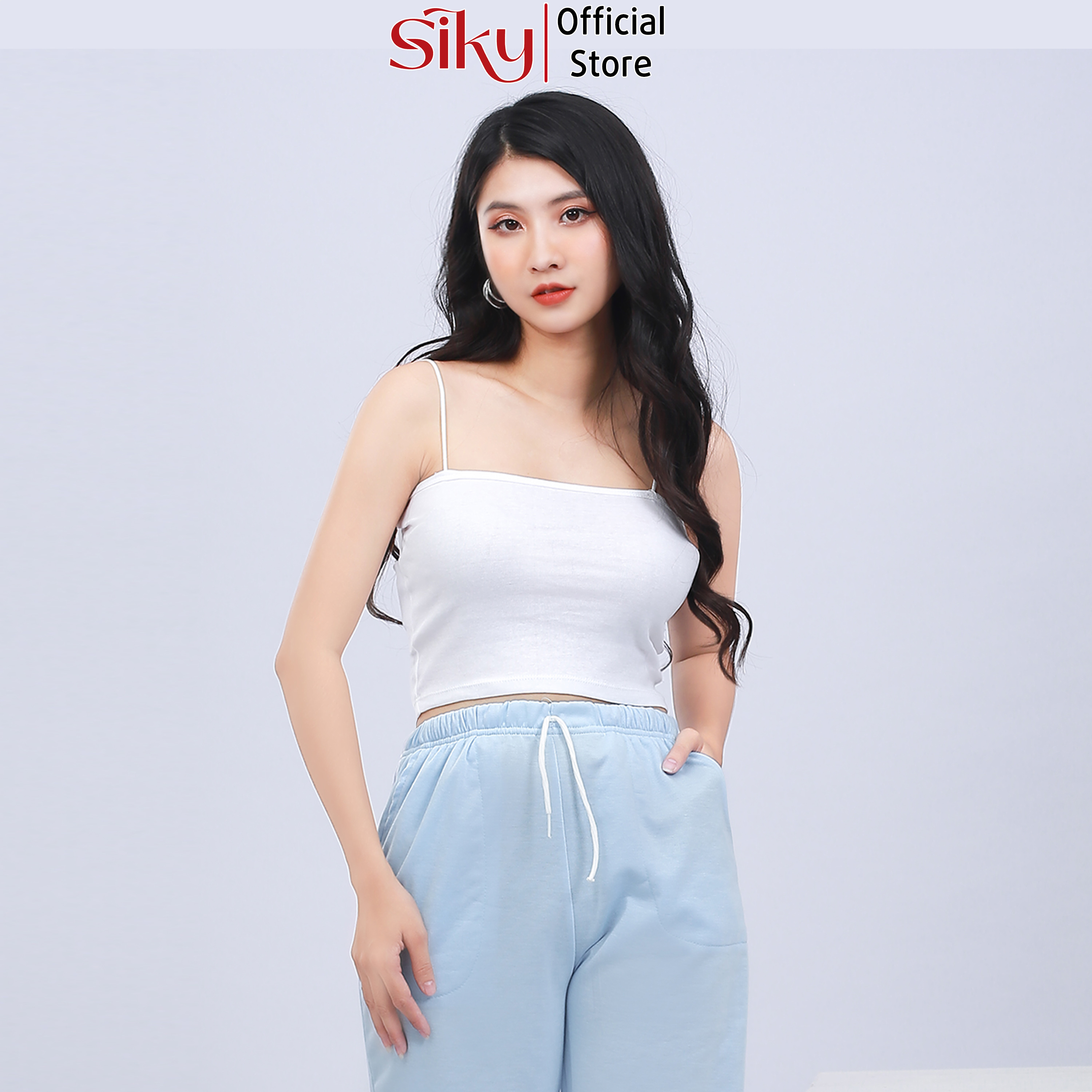 Áo 2 dây sợi bún dáng ôm -2S01