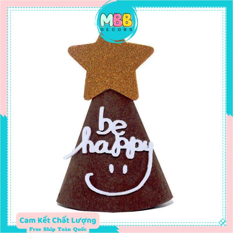 Phụ Kiện Sinh Nhật - Mũ sinh nhật, nón happy birthday nhiều kiểu dáng màu sắc cho bé
