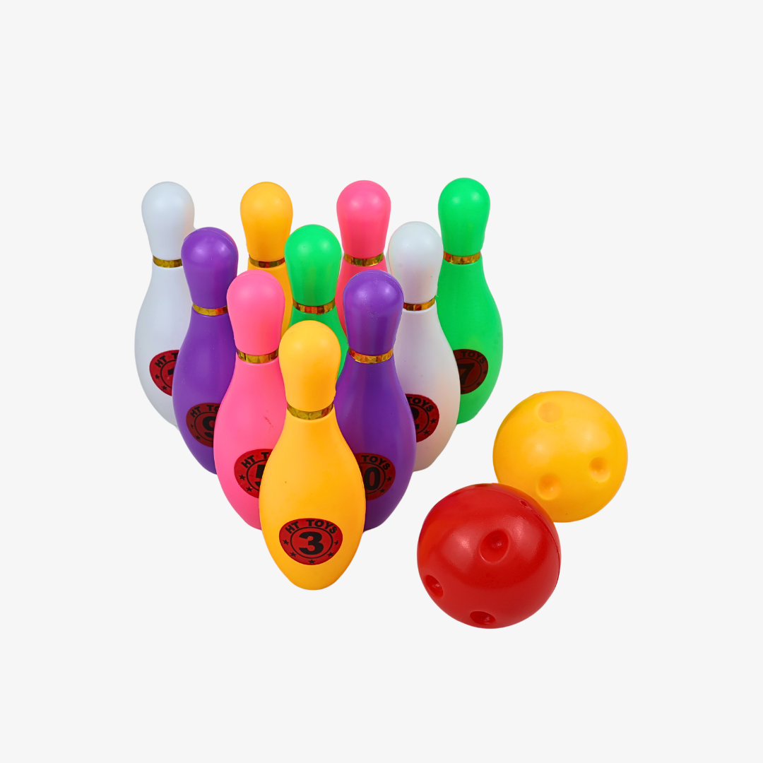Lưới bowling đồ chơi 10 trái cỡ nhỏ Hoàng Thu HT7664