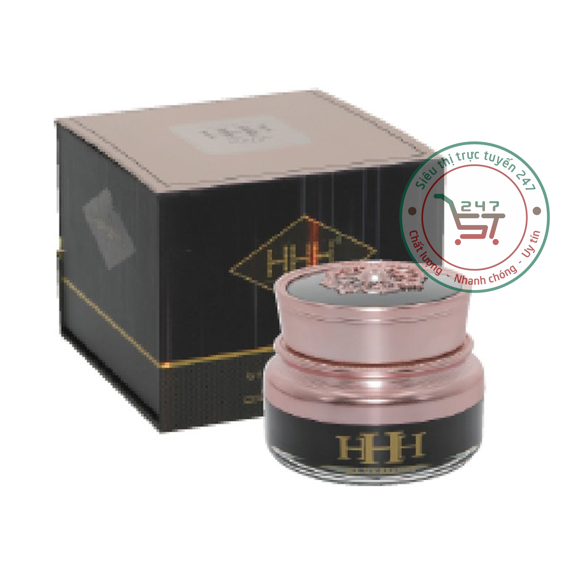 Kem Trắng da mặt đa năng collagen HHH 50g (Đen hồng)