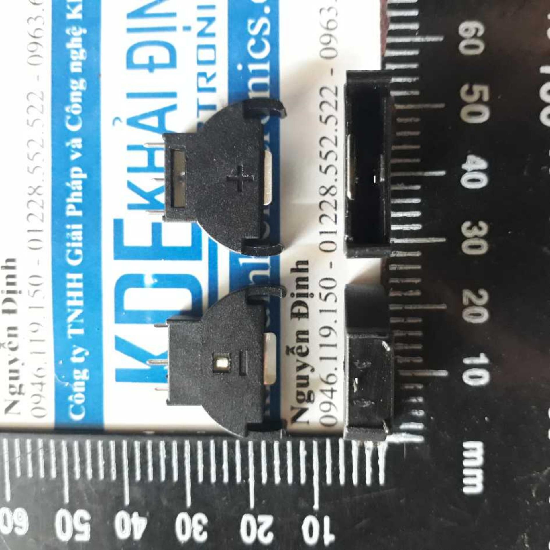 10 cái đế khay pin 3v cmos cr2032 2032 loại đứng kde1967
