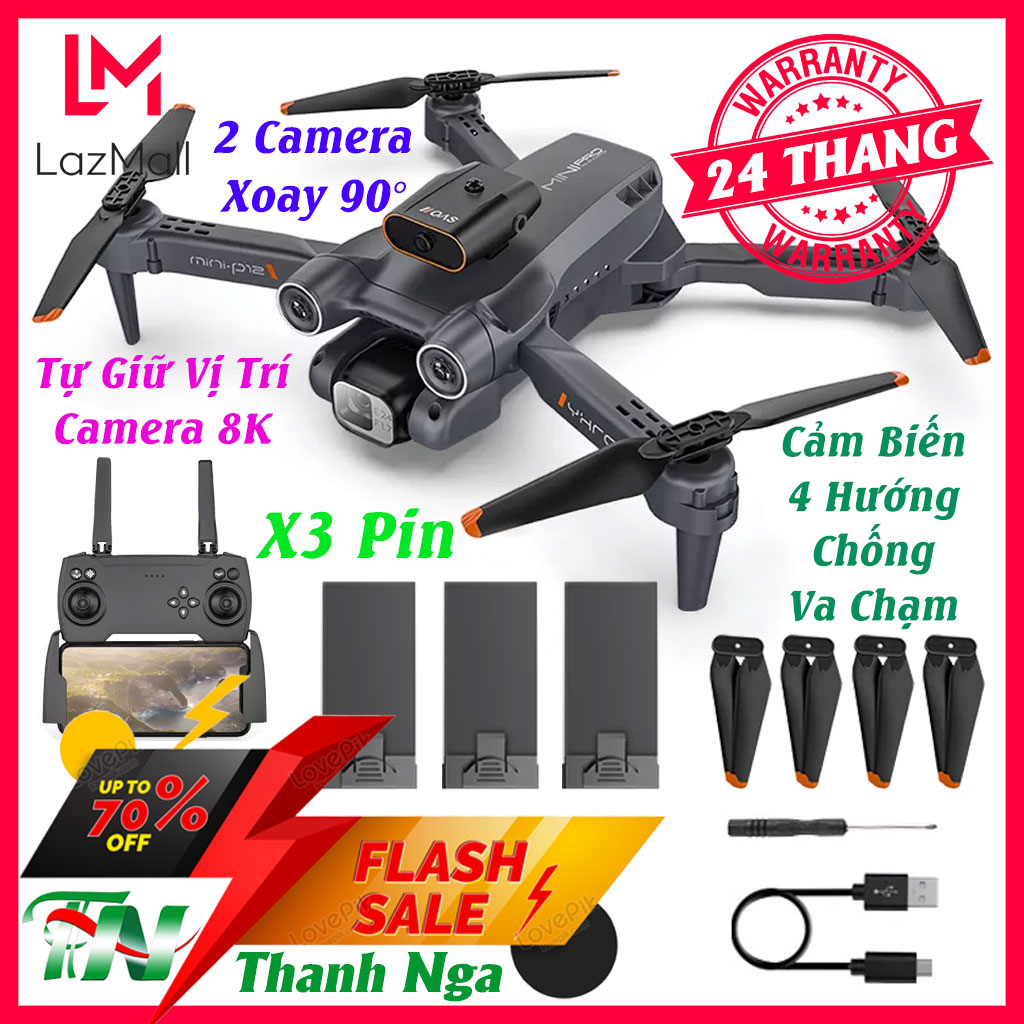 Flycam Mini Camera Giá Rẻ P12 Pro Max