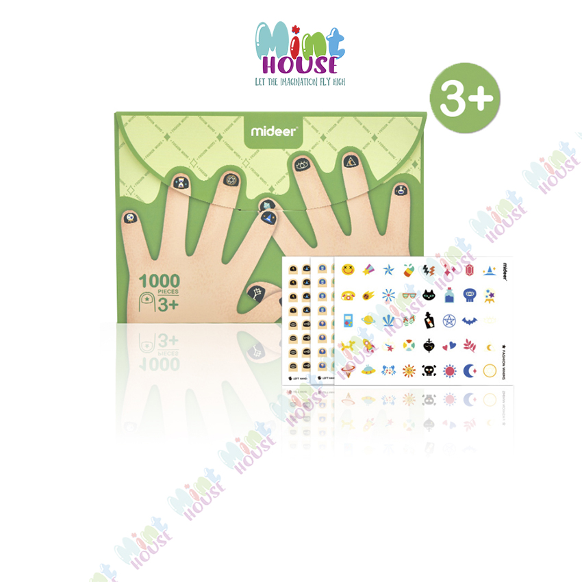 Original brand Mijo-store mother and child shop nail sticker toys Mint House creative toy- smart toy
