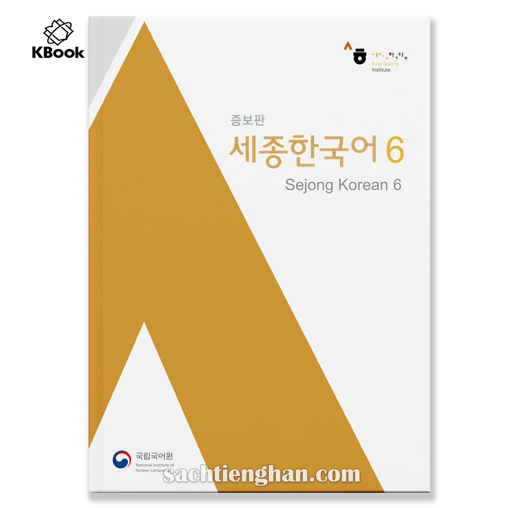SGK Sejong 6 - 세종 한국어 6 (Bản Màu đẹp)