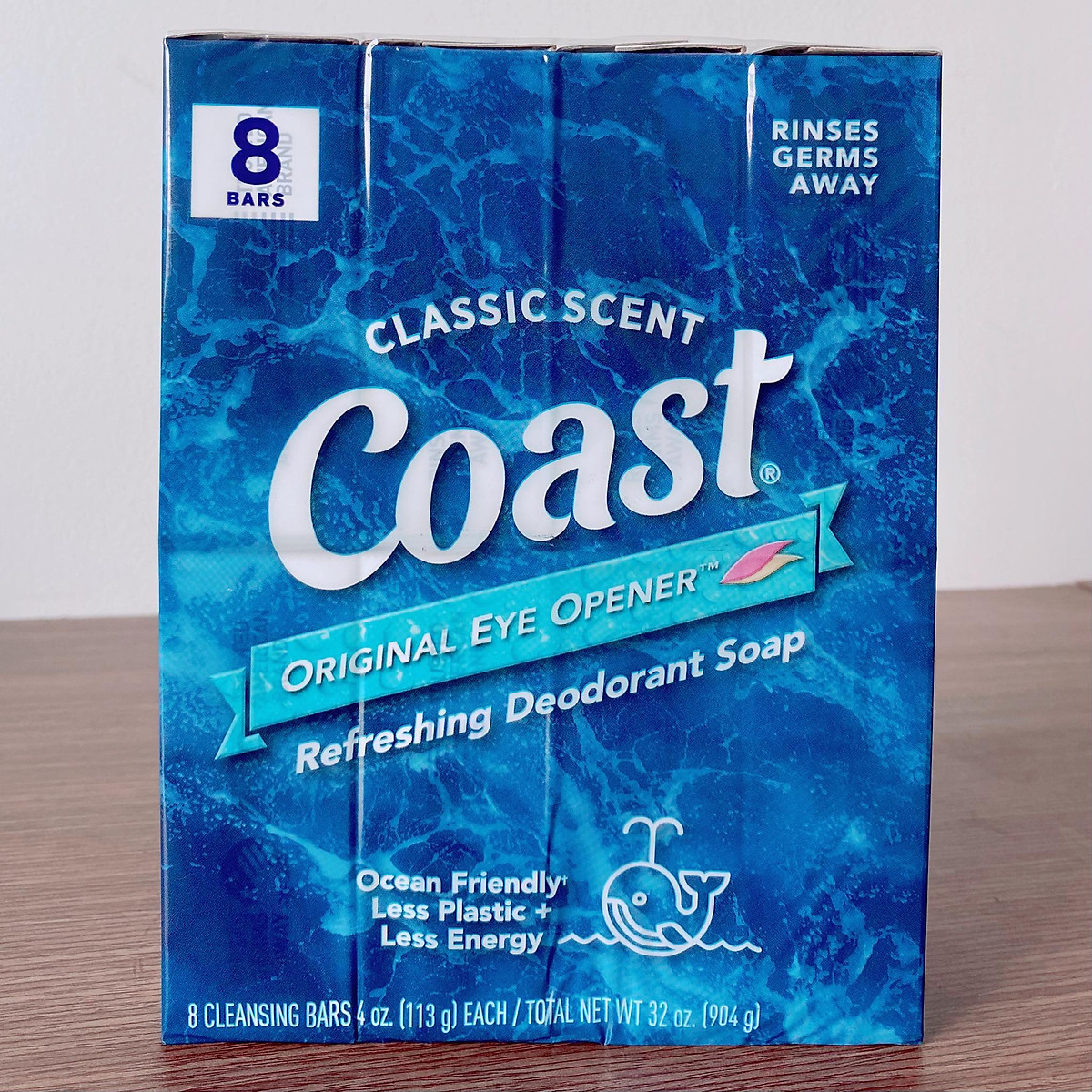 Lốc 8 Xà Phòng Coast Classic Scent - 113g x8 Bars