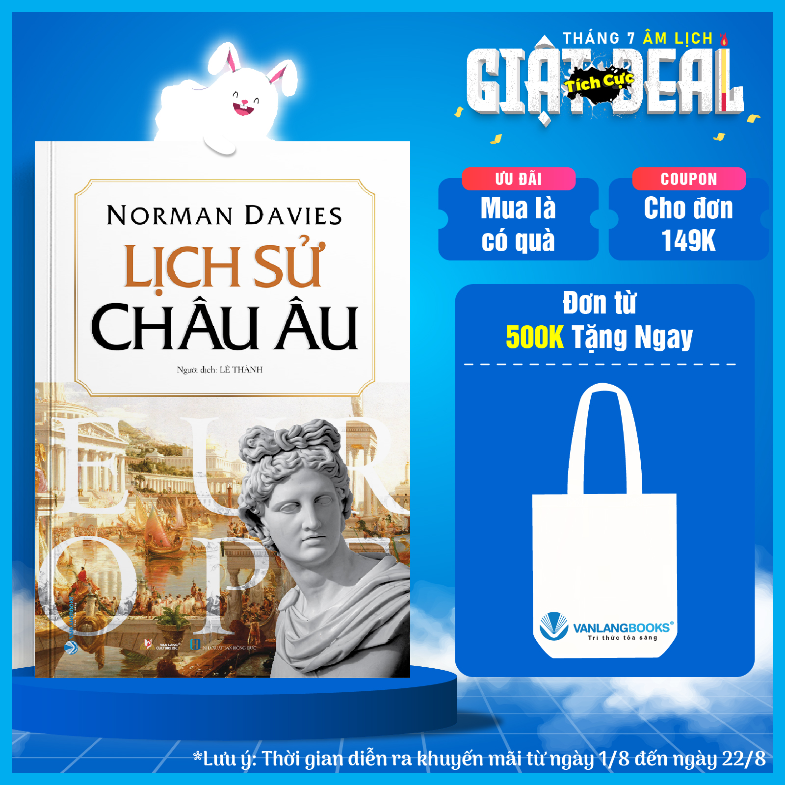 Sách Lịch Sử Châu Âu - Norman Davies -Vanlangbooks