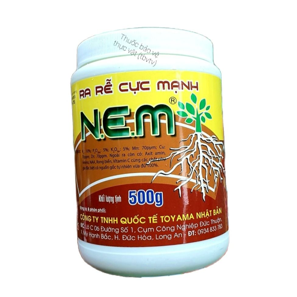 💎 Phân bón kích rễ cây Cực Mạnh NEM (hủ 500g) Nhật Bản 🌱 Thương hiệu chất lượng toyama n3m