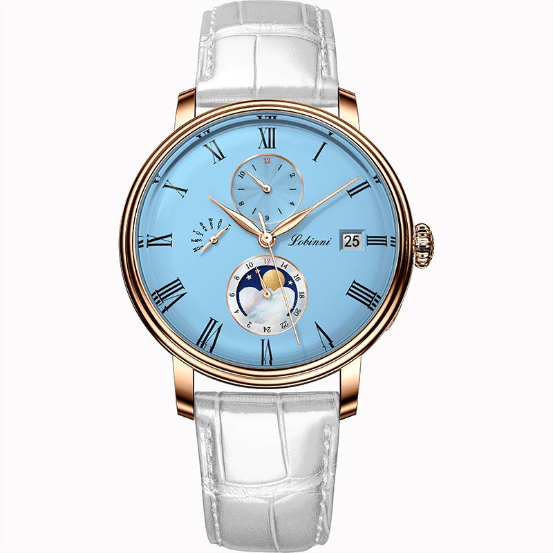Đồng hồ nữ chính hãng LOBINNI L2075-3 Chính hãng, Fullbox, Bảo hành dài hạn, Kính sapphire chống xước, Chống nước, Mới 100%