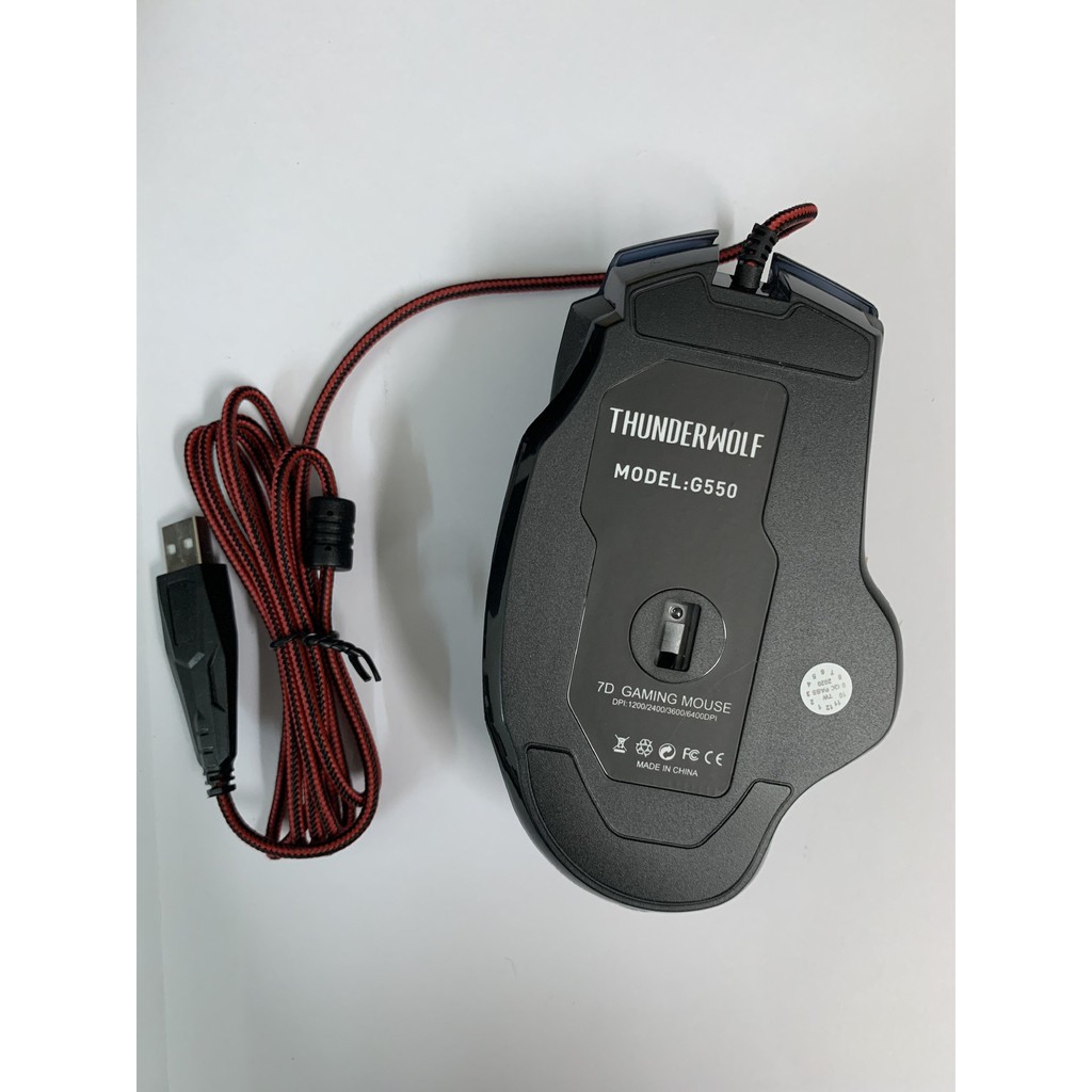 Chuột Máy Tính Mouse T - Wolf G550 Gaming Có Dây Cổng Usb