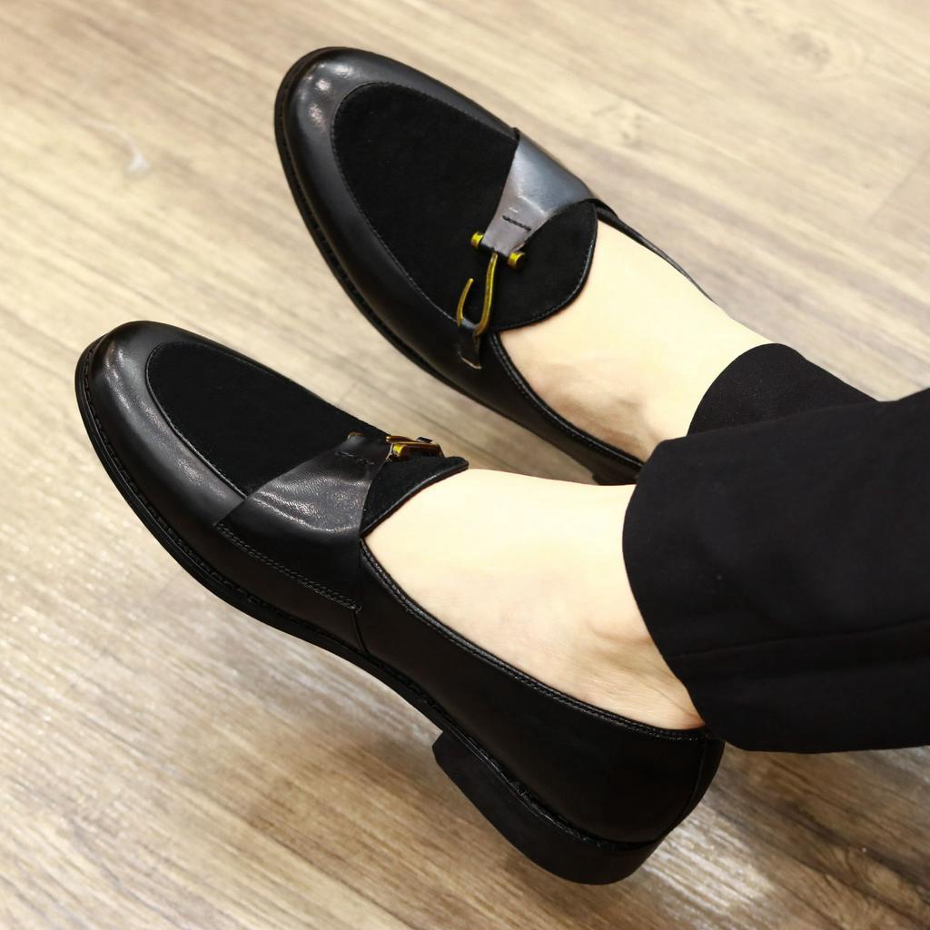 Giầy Lười Da Mờ Đế Tăng Chiều Cao 3cm,Mẫu Công Sở Mới Nhất Năm