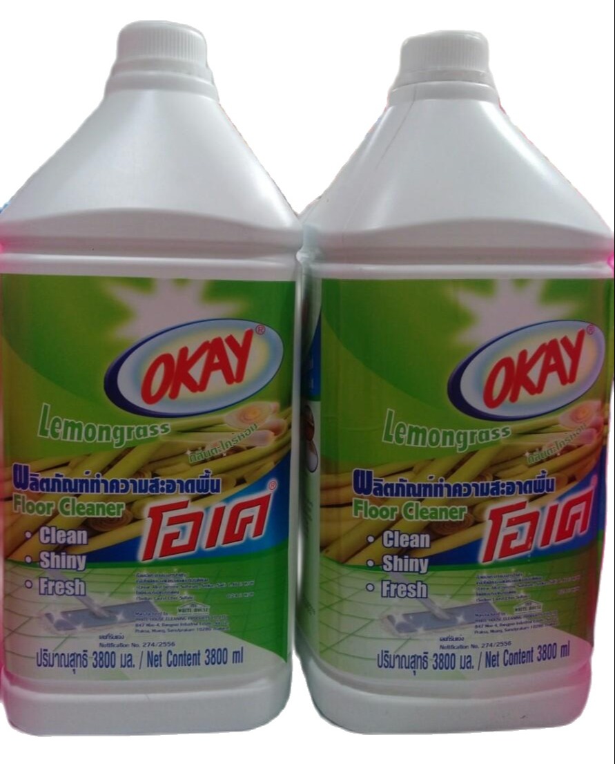 [HCM]Lau sàn Okay 3800ml Thái Lan Hương sả chanh