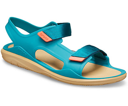 SANDAL CROCS SWIFTWATER NAM MÀU XANH