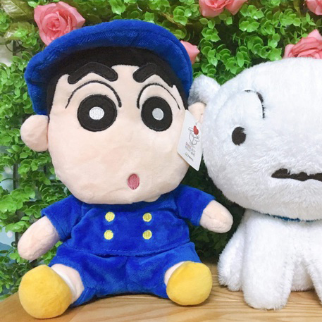 Gấu bông Shin Bút Chì Đội Nón (27cm)