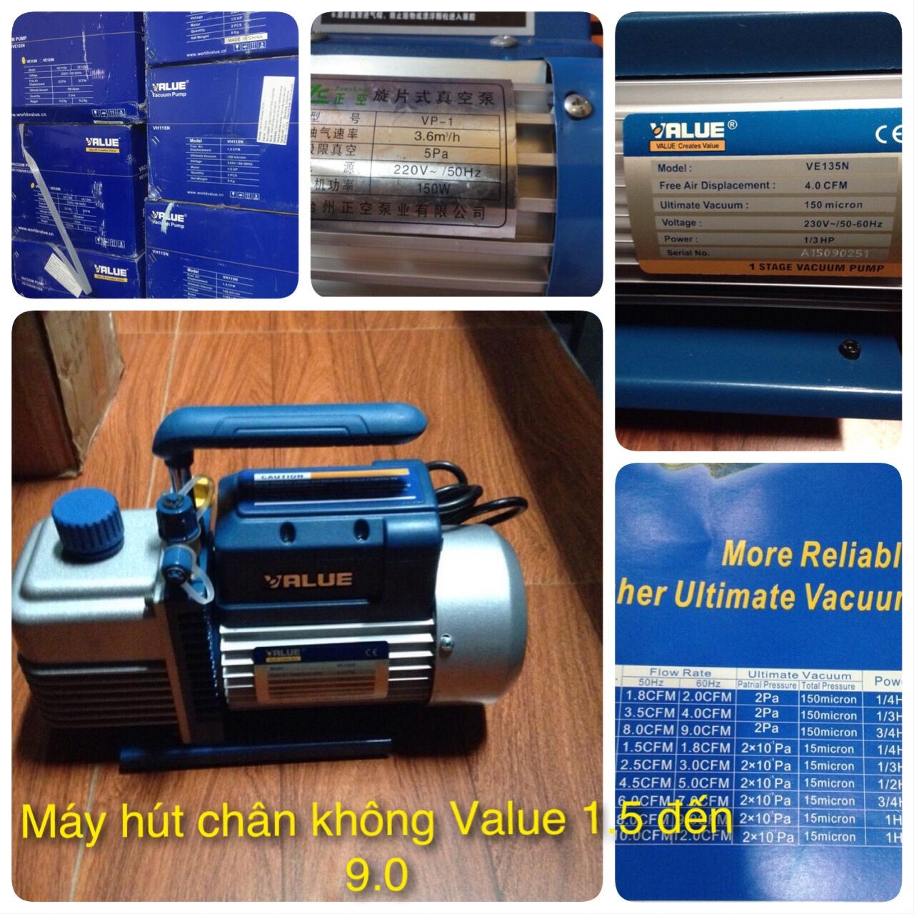 Máy Hút Chân Không Value Model: VE135N (4.0 CFM)