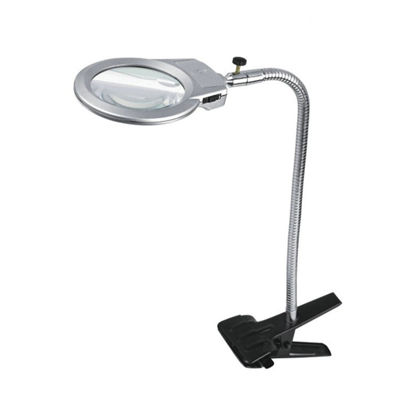 Kính lúp kẹp bàn có đèn V3