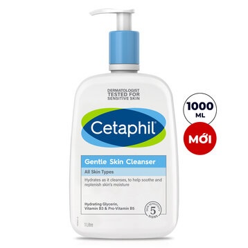 Cetaphil Sữa Rửa Mặt Gentle Skin Cleanser 473mL (mới).