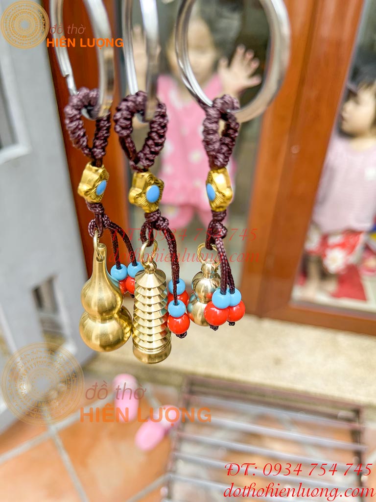 Móc Khóa Hồ Lô Bằng Đồng