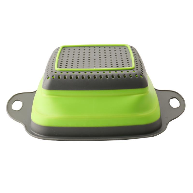 Rổ Xếp Gọn Đa Năng Hình Vuông (Bộ 2 Rổ)