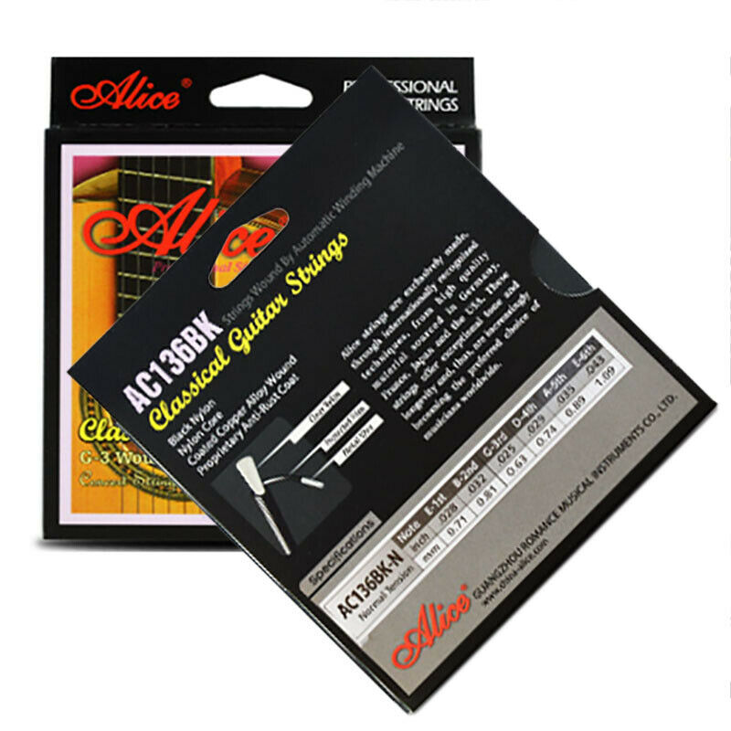 Dây đàn guitar Classic Alice AC136BK