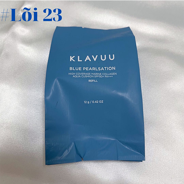 PHẤN NƯỚC KLAVUU BLUE PEARLSATION HIGH COVERAGE MARINE COLLAGEN AQUA CUSHION SPF50 PA+++ bansitot